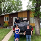 Congrats to @jessa.jh who graded grade 12 from @holycrosshscs today! Thanks for letting us lay down some beats in your front yard! You worked hard now enjoy your day! #yxe #grad2020 #graduation2020 #saskatoon #holycross #holycrosshighschool #saskatoondj #